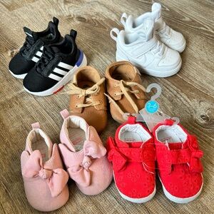 Baby shoe bundle. Mostly 3-6 month. Nike are 4c
